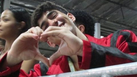 Momento da premiação